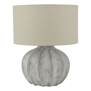 Darcy Antique White Flute Lamp_777