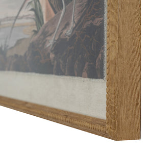 Flora & Fauna Collection Curlews On Linen In Beaded Frame_3776