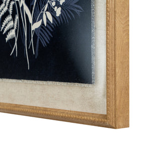 Flora & Fauna Collection Meadow On Linen In Beaded Frame_3794