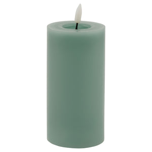 Luxe Collection Melt Effect 3x4 Grey LED Wax Candle_2143