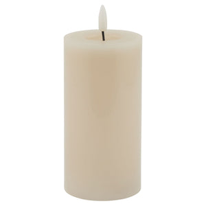 Luxe Collection Melt Effect 3x4 Grey LED Wax Candle_2146