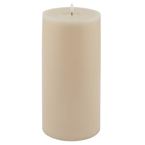 Luxe Collection Melt Effect 3x4 Grey LED Wax Candle_2162