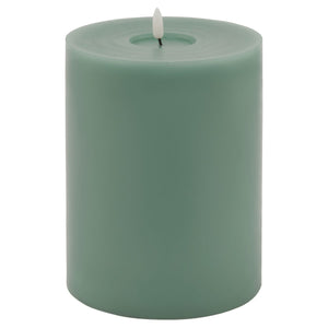 Luxe Collection Melt Effect 3x4 Grey LED Wax Candle_2168