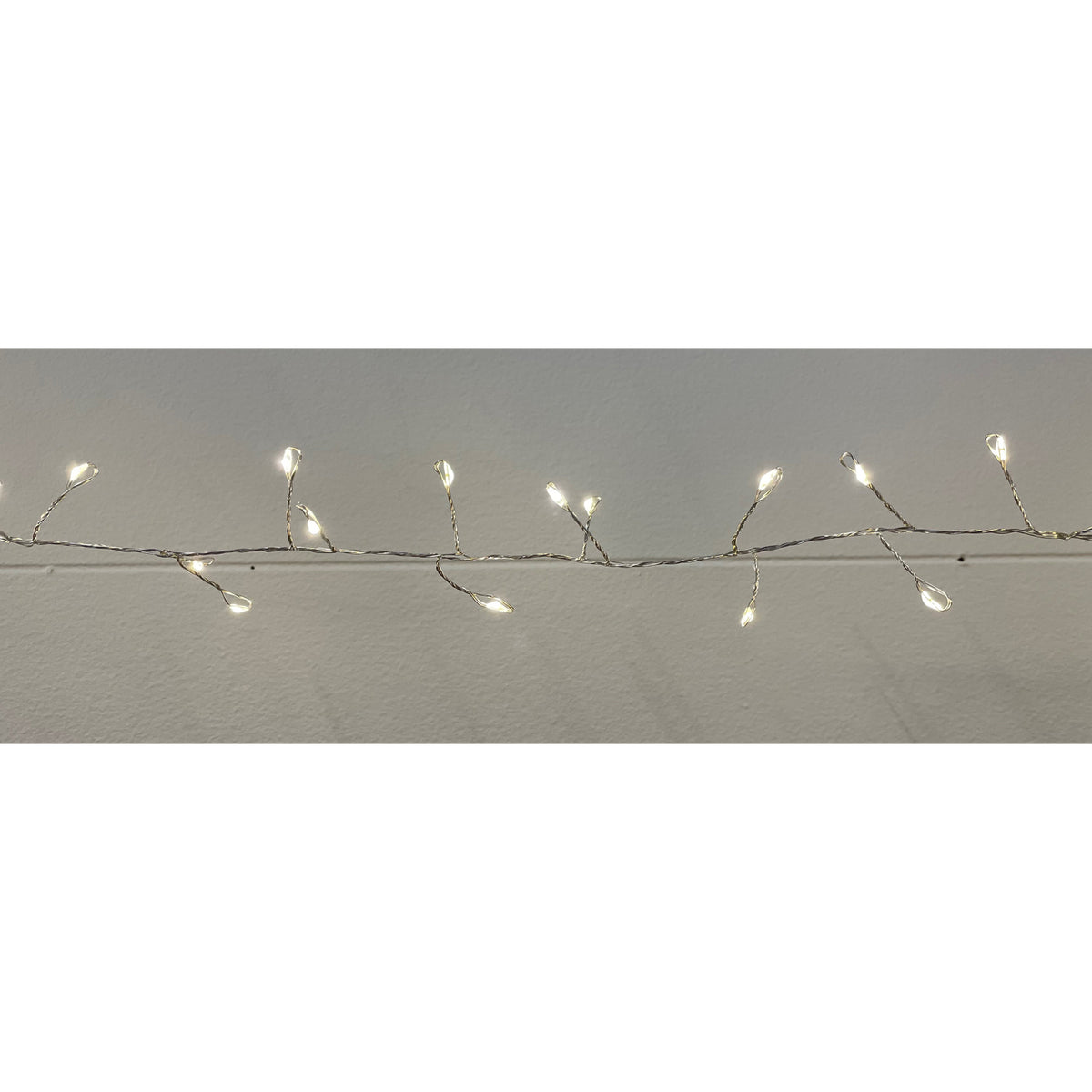 7.2m/23ft 6in Plug In LED Warm White Cluster Micro Lights_680