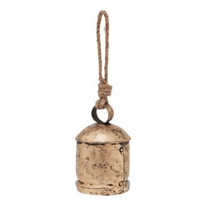 Antique Gold Bell Bauble_1299