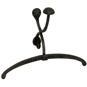 Antiqued Silver Coat Hanger With Hook_1328