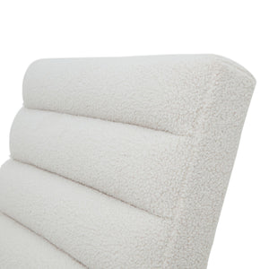 Boucle Ribbed Ark Chair_158