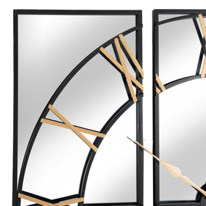 Brooklyn Black And Gold Wall Clock_3980