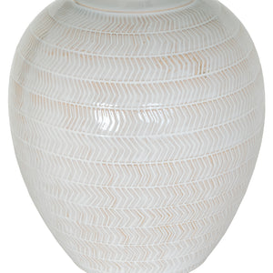 Chevronne Ceramic Table Lamp With Linen Shade_749