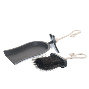 Chrome Crook Handled Hearth Tidy_4300
