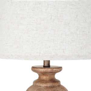 Clarion Table Lamp With Edged Linen Shade_758