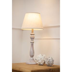 Dunum Column Table Lamp With Linen Shade_786
