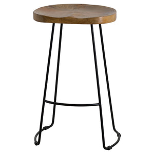 Franklin Hardwood Shaped Bar Stool_311
