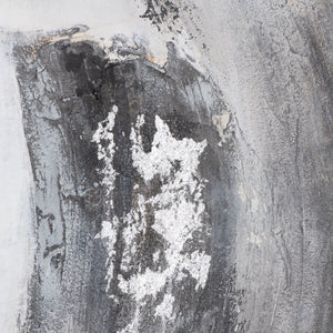 Galaxy Silver And Grey Hand Painted Canvas_3832