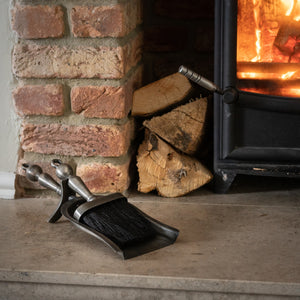 Hearth Tidy Set in Antique Pewter Effect Finish_4328