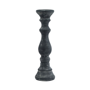 Amalfi Grey Column Candle Holder_1286