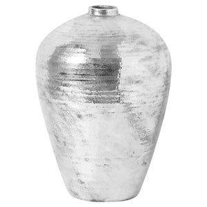 Large Hammered Silver Astral Vase_1886