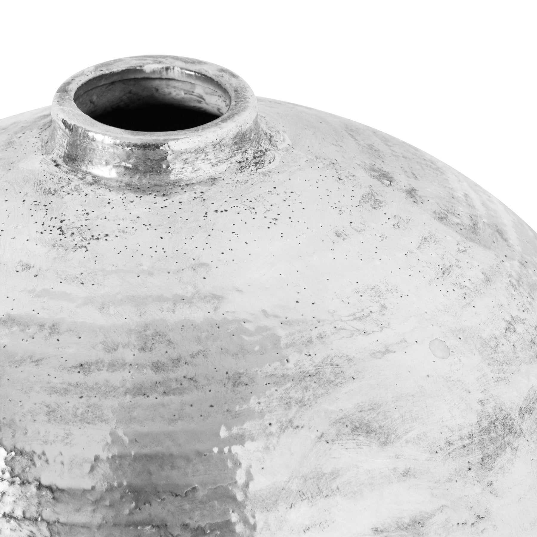 Large Hammered Silver Astral Vase_1887