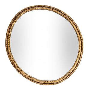 Nahla Medium Mirror With Dimpled Frame_4161