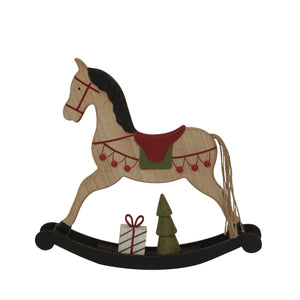 Rustic Decorated Rocking Horse_1940