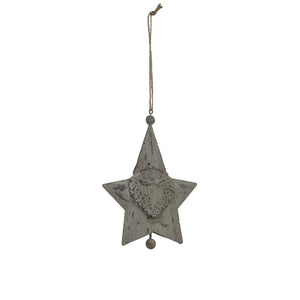 Rustic Hanging Santa Star_1953