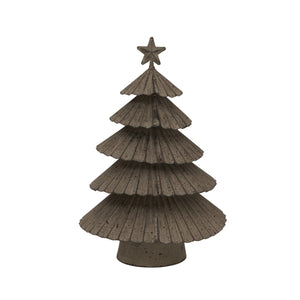 Rustic Metal Layered Tree With Star_1962