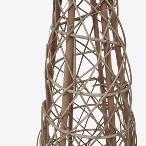 LED Wicker Christmas Tree With Star_3206