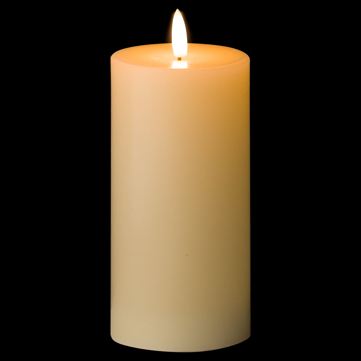 Luxe Collection Natural Glow 3 x 6 LED Cream Wax Candle_2248