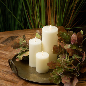 Luxe Collection Natural Glow 3 x 6 LED Cream Wax Candle_2250