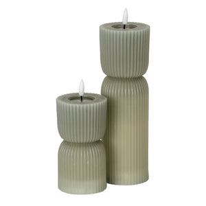 Luxe Collection Natural Glow Carved LED Candle_2214
