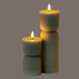 Luxe Collection Natural Glow Carved LED Candle_2177
