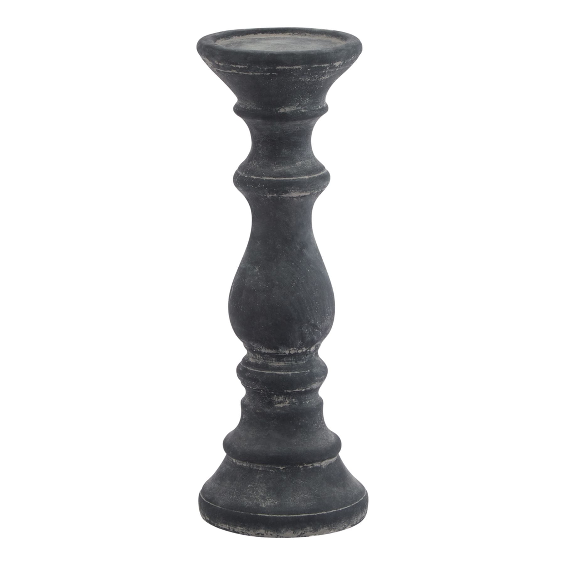 Amalfi Grey Column Candle Holder_1243