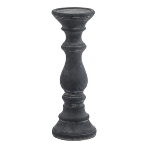 Amalfi Grey Column Candle Holder_1243