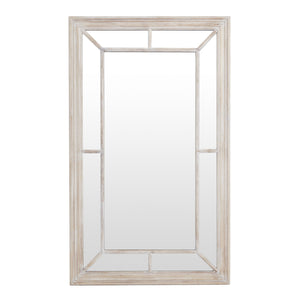 Washed Wood Framed Window Mirror_4207