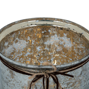 Mercury Hammered Heart Candle Holder_2623