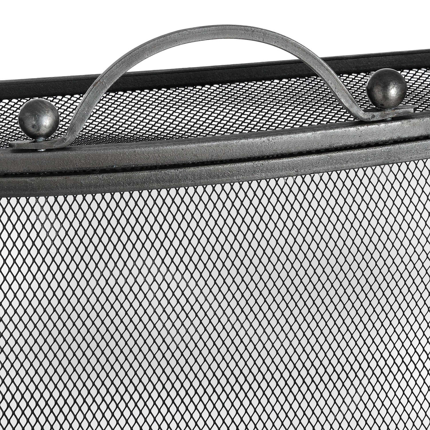 Mesh Fireguard in Antique Pewter Effect Finish_4334