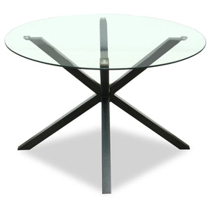 Monza Round Glass Dining Table_402