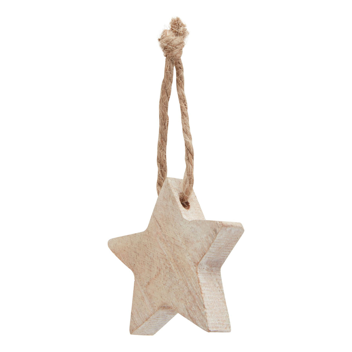Pack Of 90 Wooden Star Hanging Decorations_2786