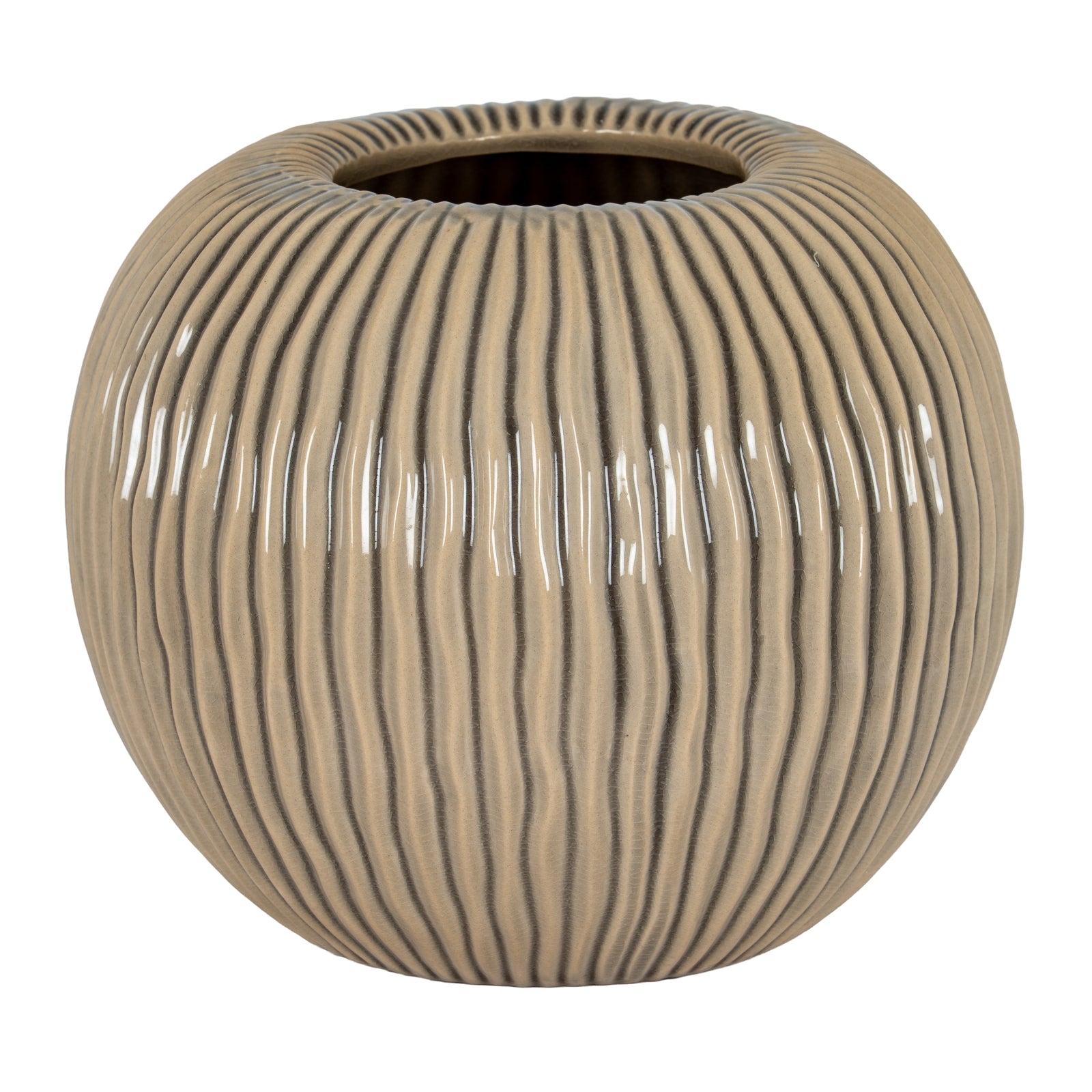 Pallida Collection Small Striped Vase_2790