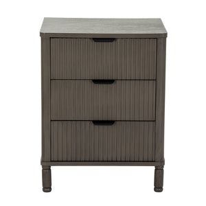Reed Collection 3 Drawer Bedside Table_482