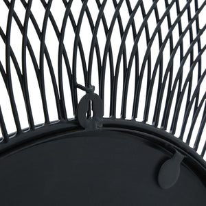 Rio Black Large Wire Mirror_4175