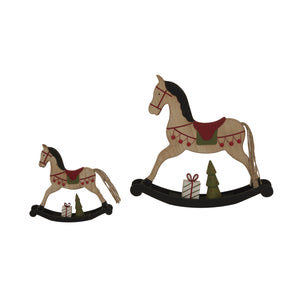 Rustic Decorated Rocking Horse_1942