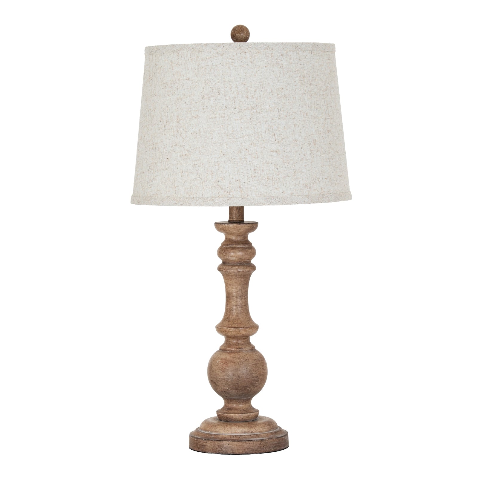 Seraphia Table Lamp With Edged Linen Shade_1036