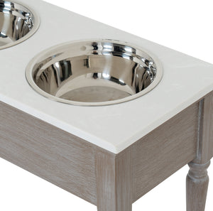 Serene Collection Pet Feeder Table_507