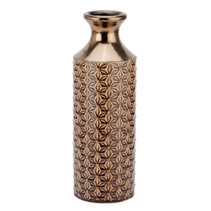 Seville Collection Caramel Fluted Vase_2988