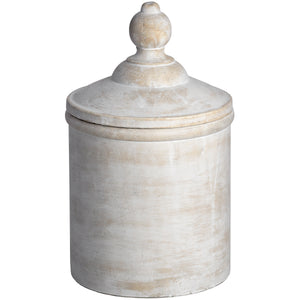 Antique White Cannister_1320