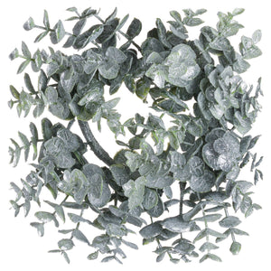 Frosted Eucalyptus Candle Wreath_3189