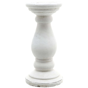 Matt White Ceramic Candle Holder_3209