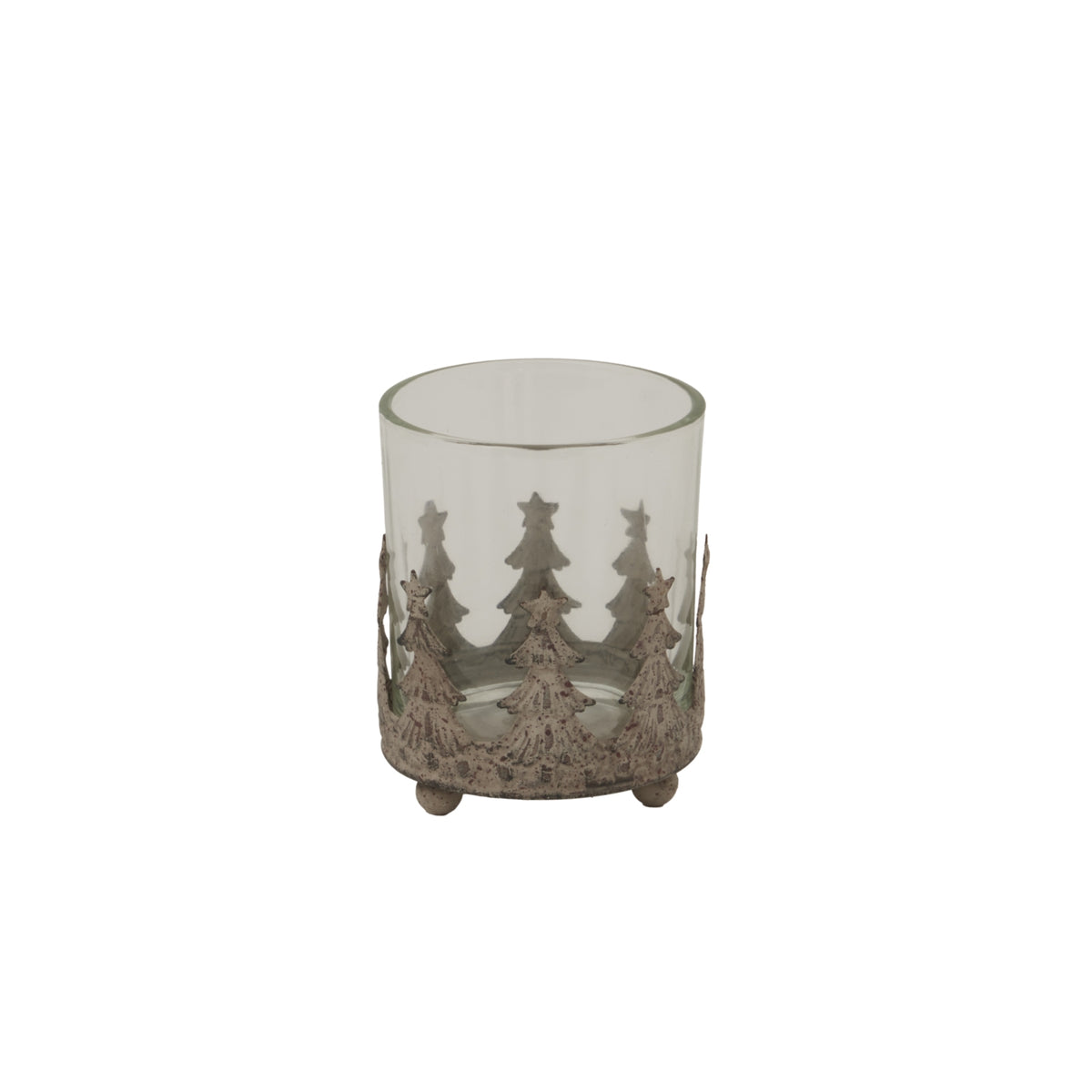 Rustic Glass Candle Holder_2863