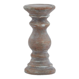 Siena Brown Column Candle Holder_3087
